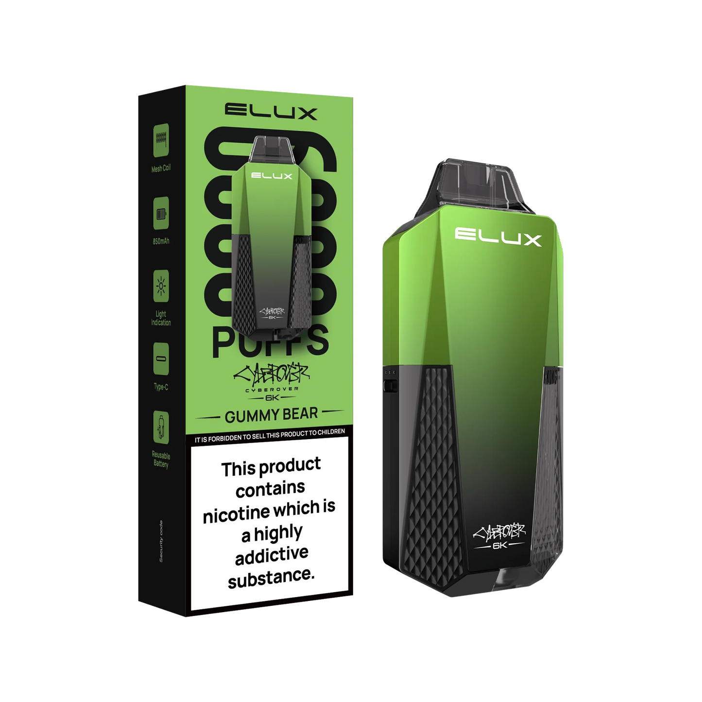 ELUX CyberOVER 6K Refill Pod Kit
