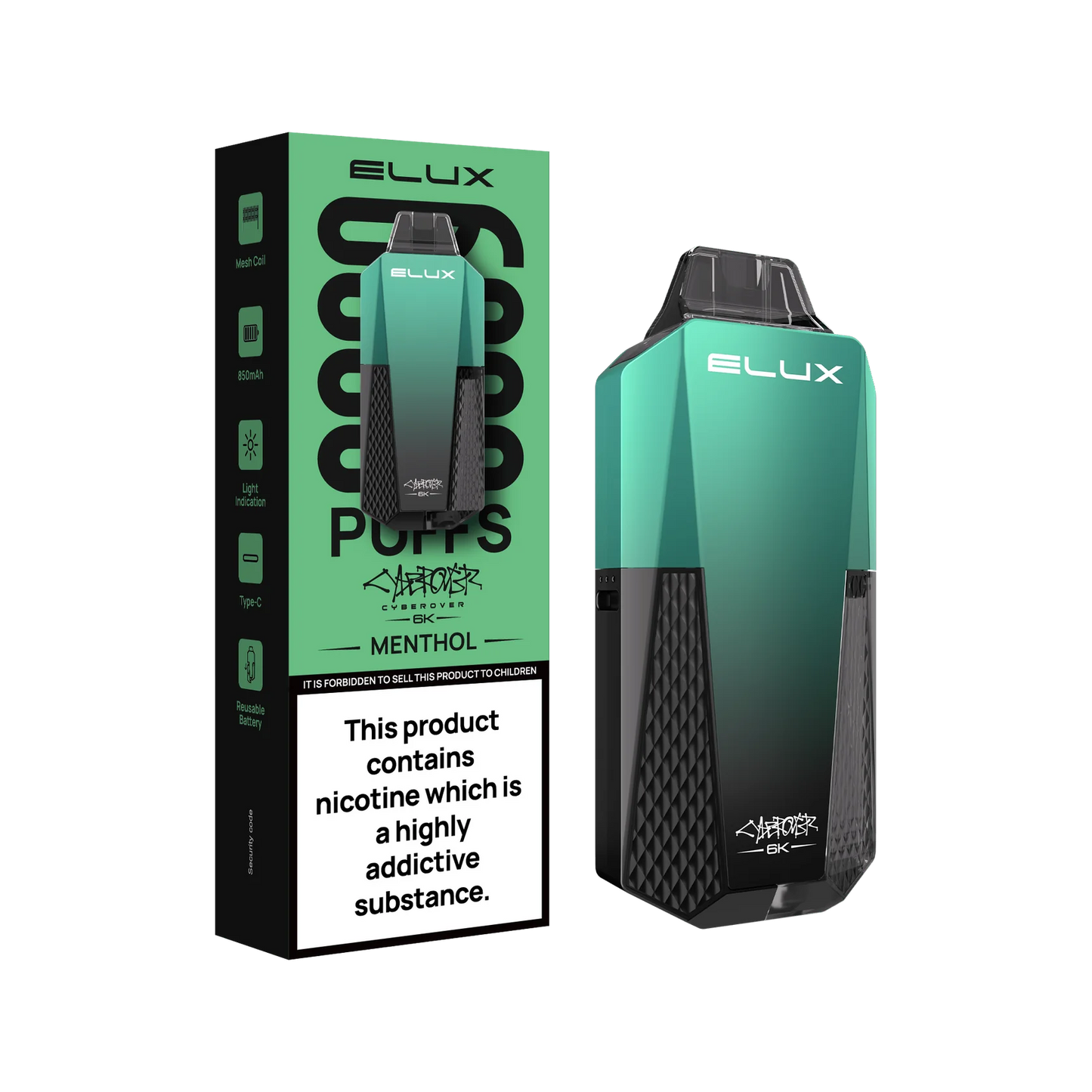 ELUX CyberOVER 6K Refill Pod Kit