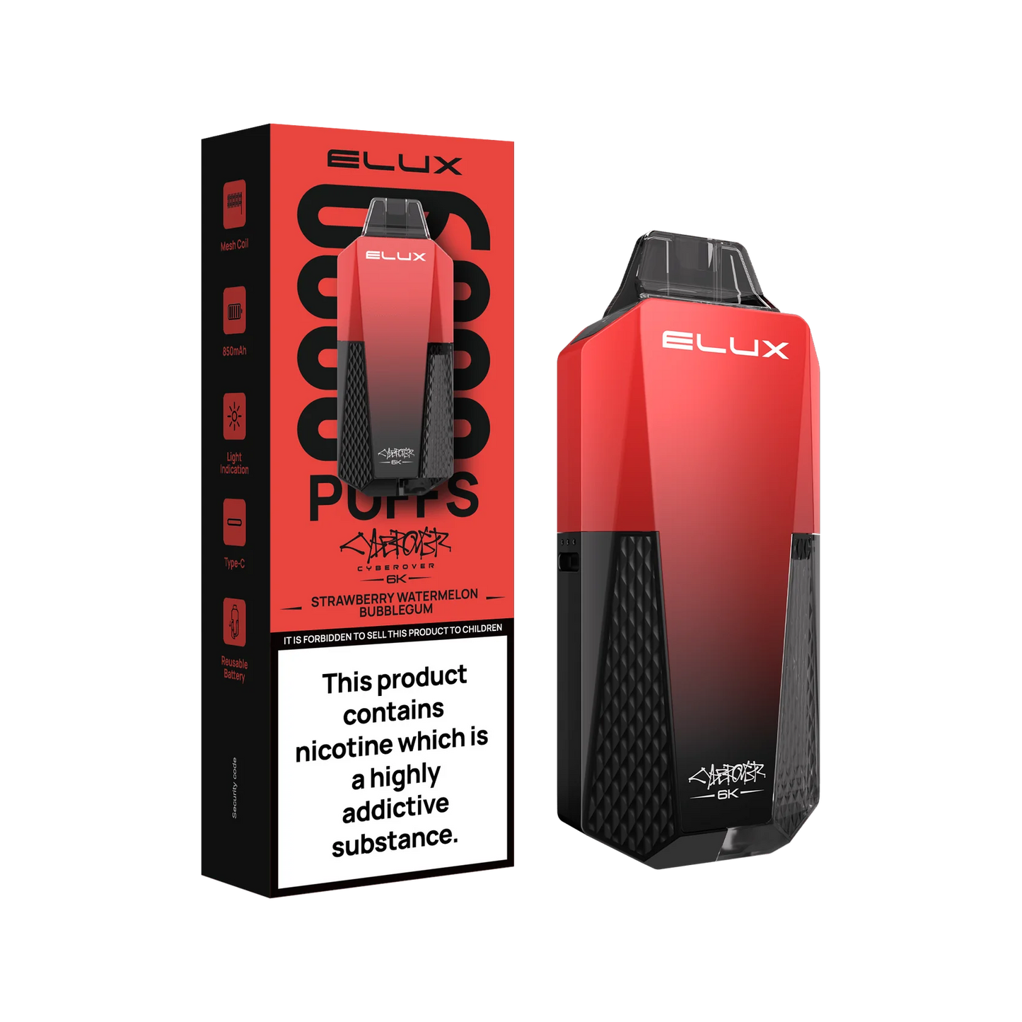 ELUX CyberOVER 6K Refill Pod Kit