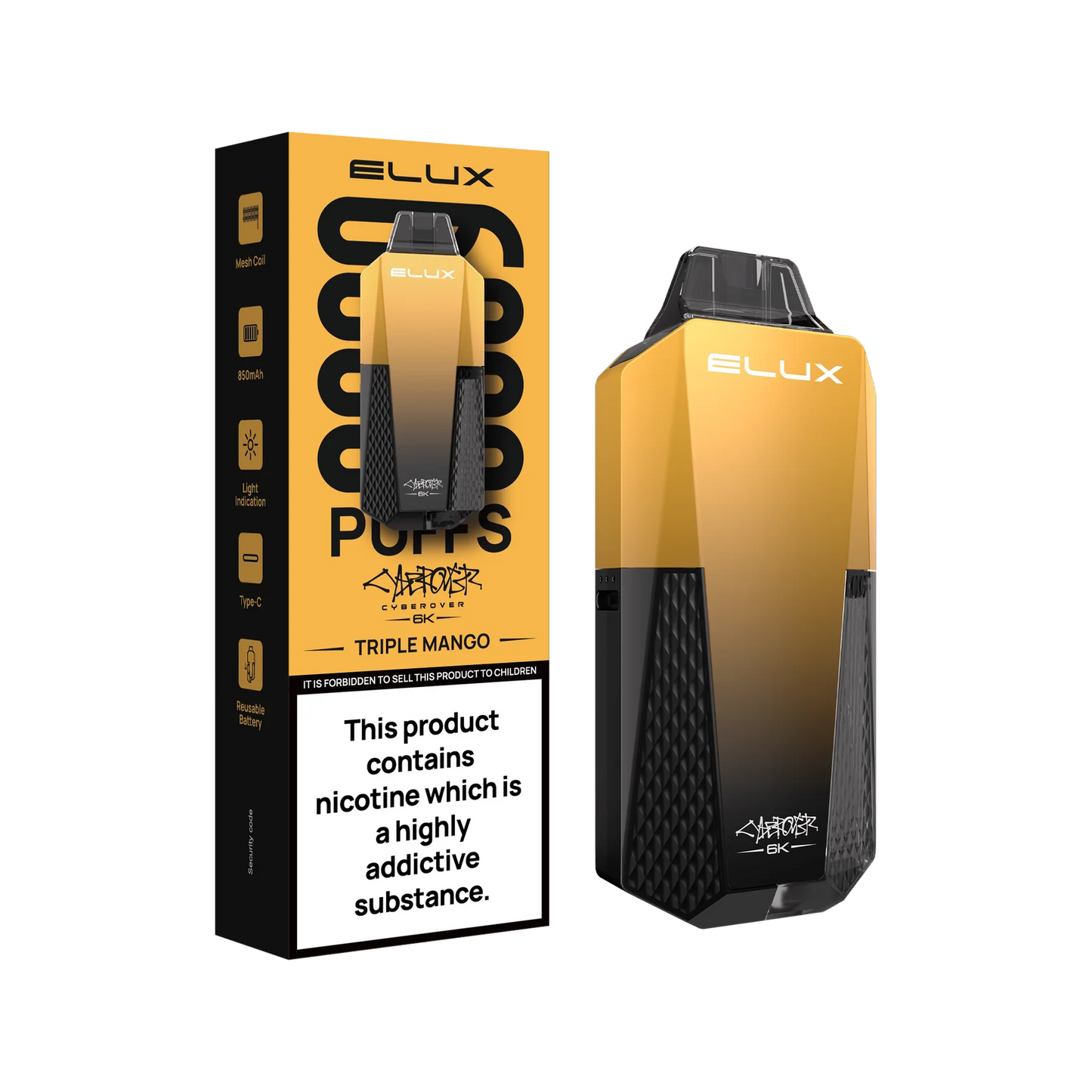 ELUX CyberOVER 6K Refill Pod Kit